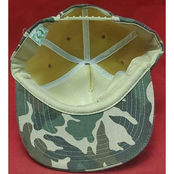 Vintage Segovia Travel Center Camouflage Foam Snapback Hunting Hat Cap - Picture 5 of 8